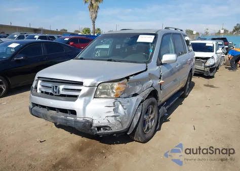 2007 Honda Pilot Ex-L z USA, uszkodzony, nr VIN 5FNYF28617B024048